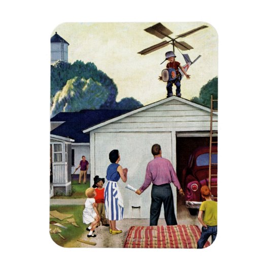 飛学ばせ マグネット (縦)