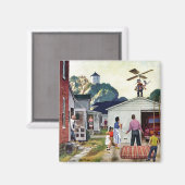 飛学ばせ マグネット (正面/裏面)