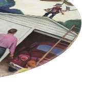 飛学ぶ カッティングボード (角)