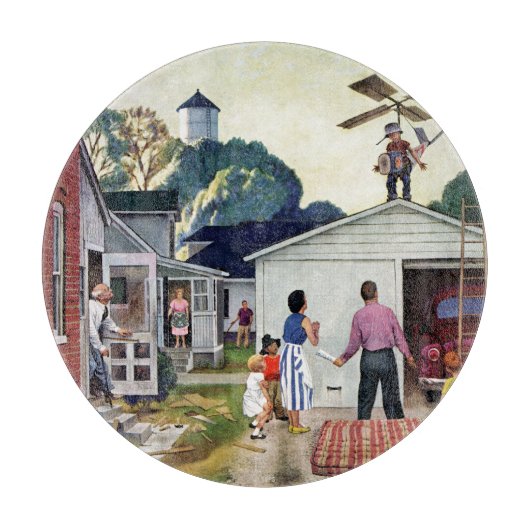 飛学ぶ カッティングボード (正面)