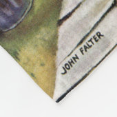 飛学ぶ フリースブランケット (角)