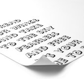 飛感動的ぶ詩 ポスター (角)