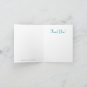 飛日本の行、ターコイズ及びアクアにツバメ カード (内部)