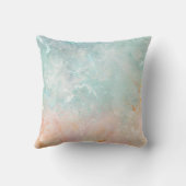 飛沫 インク 水彩 背景, パステル カラフル クッション (裏面)