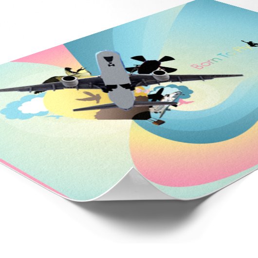 飛生まれびる ポスター (角)