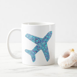 飛生まれ行する飛行機  コーヒーマグカップ