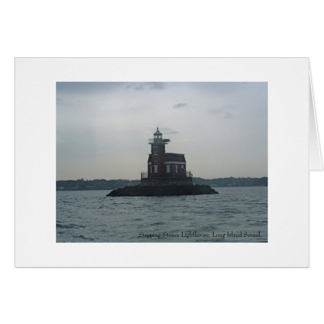 飛石の灯台、長いIsla… (正面横)