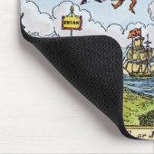 飛石、にのぞいているジョンBull マウスパッド (コーナー)