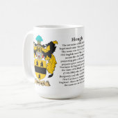 飛節の名前、起源、意味および頂上 コーヒーマグカップ (正面左)