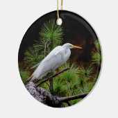 「飛素晴らし行中の緑」 セラミックオーナメント (左)