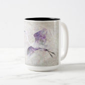 飛素晴らし行二音コーヒーマグの緑 ツートーンマグカップ (正面右)