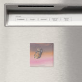 飛絵画行中の蝶を描く マグネット (インサイチュ (食洗機))