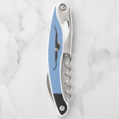 飛翔しているハゲのコルク栓抜き ソムリエナイフ (裏面)