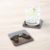 飛翔しているハゲのワシ コースター (右側)