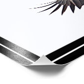 飛翔しているハゲのワシ フォトプリント            (角)