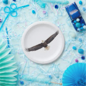 飛翔しているハゲのワシ ペーパープレート (パーティー)