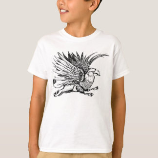 飛翔するグリフォン Tシャツ