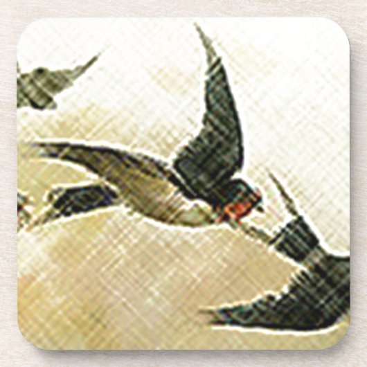 飛翔する鳥 コースター (正面)