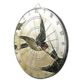 飛翔する鳥 ダーツボード (正面右)