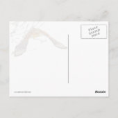 飛翔する鷹 ポストカード (裏面)