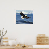 飛翔中のハゲワシ ポスター (キッチン)