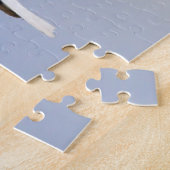 飛翔素晴らし中のハゲの鷲 ジグソーパズル (側面)