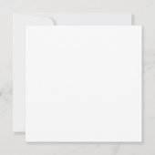 飛行する鳥 | 日没の自然 水彩画 | 無地 サンキューカード (裏面)
