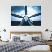 飛行の予想 キャンバスプリント (インサイチュ (寝室))