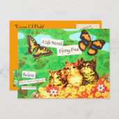 飛行の夢 - ヴィンテージ ポストカード (正面/裏面)