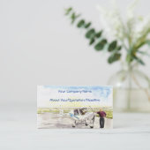 「飛行の後で」プロフィールカード 名刺 (スタンド正面)