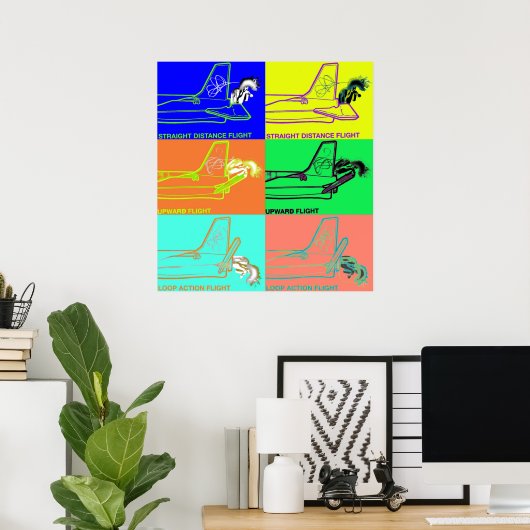 飛行の方法 ポスター (ホームオフィス)