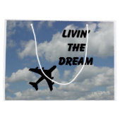 飛行の贈与 ラージペーパーバッグ (裏面)