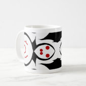 飛行の鳥v3 コーヒーマグカップ (正面左)