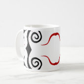 飛行の鳥v4 コーヒーマグカップ (正面左)