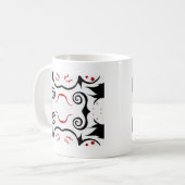 飛行の鳥v4 コーヒーマグカップ (正面左)