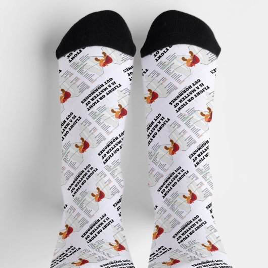 飛行または戦いは腸ホルモンの問題である ソックス (上部)