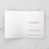 飛行を取って下さい 招待状 (内部)