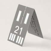 飛行インストラクターの名刺 名刺 (正面)