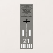 飛行インストラクターの名刺 名刺 (外部フラット)