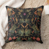 飛行サイケデリックタペストリー植物学 クッション (ブランケット)