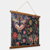 飛行サイケデリックタペストリー植物学 吊り下げ型タペストリー (傾斜あり)