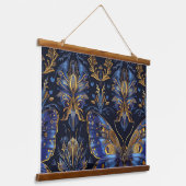 飛行サイケデリックタペストリー植物学 吊り下げ型タペストリー (傾斜あり)