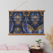 飛行サイケデリックタペストリー植物学 吊り下げ型タペストリー (寝室)