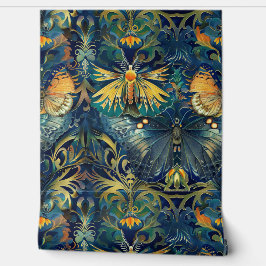 飛行サイケデリックタペストリー植物学 壁紙