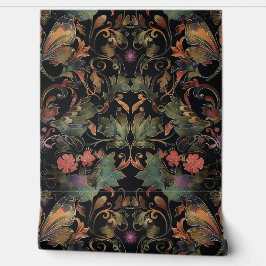 飛行サイケデリックタペストリー植物学 壁紙