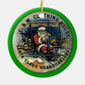 飛行サンタ-オーナメント セラミックオーナメント (裏面)