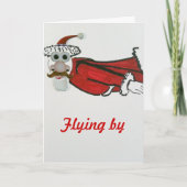 飛行サンタ シーズンカード (正面)
