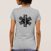 飛行ナース医療スター Tシャツ (裏面)