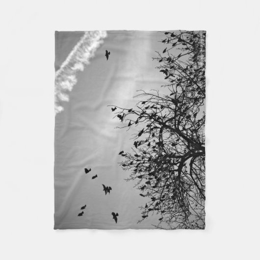 飛行パス フリースブランケット (正面)