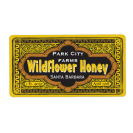 飛行パーソナライズされた可能なハニージャー ラベル